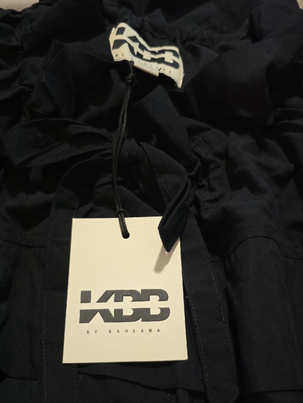 KBB by KAHLANA Short Sleeve The Utility Romper- Navy - Picture 4 of 4